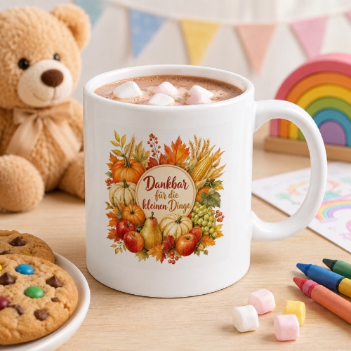 Tasse »Dankbar für die kleinen Dinge«