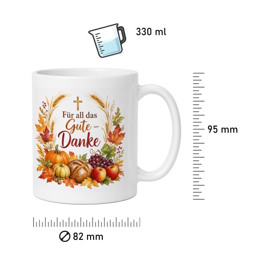 Tasse »Für all das Gute – Danke«