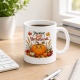 Tasse »Dankbar. Satt. Herbstbereit.«