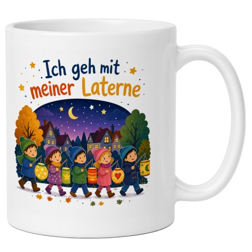 Tasse »Ich geh mit meiner Laterne«