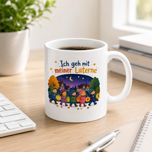 Tasse »Ich geh mit meiner Laterne«