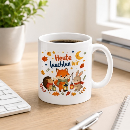 Tasse »Heute leuchten wir«