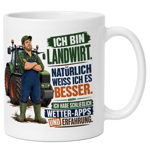 Tasse »Ich bin Landwirt.«