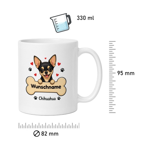 personalisierte Tasse »Chihuahua«