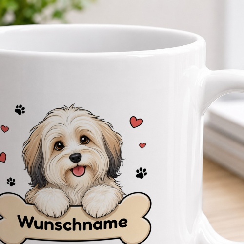 personalisierte Tasse »Havaneser«