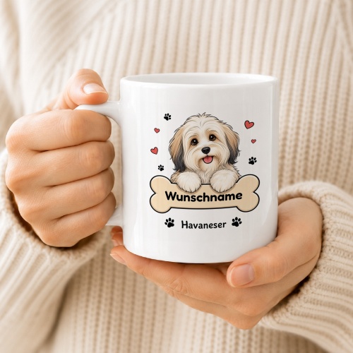 personalisierte Tasse »Havaneser«