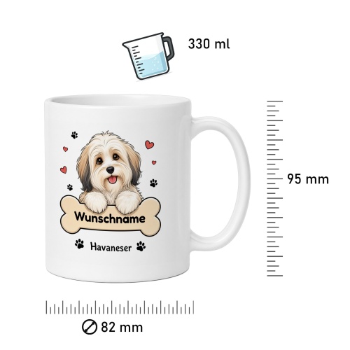 personalisierte Tasse »Havaneser«