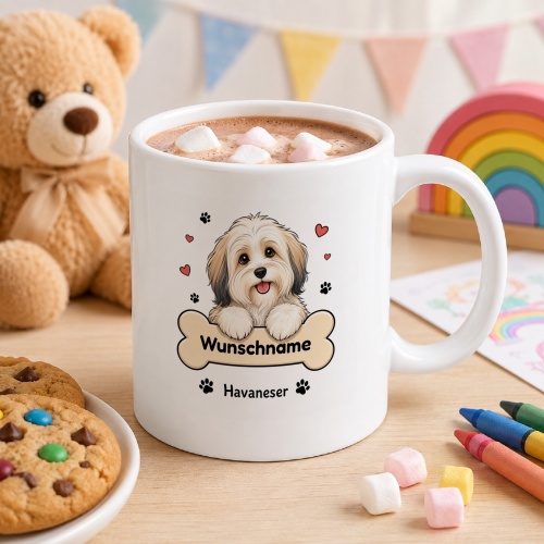 personalisierte Tasse »Havaneser«