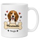 personalisierte Tasse »Beagle«