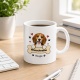 personalisierte Tasse »Beagle«
