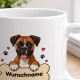 personalisierte Tasse »Boxer«