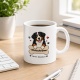 personalisierte Tasse »Berner Sennenhund«