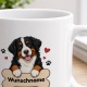 personalisierte Tasse »Berner Sennenhund«