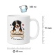 personalisierte Tasse »Berner Sennenhund«