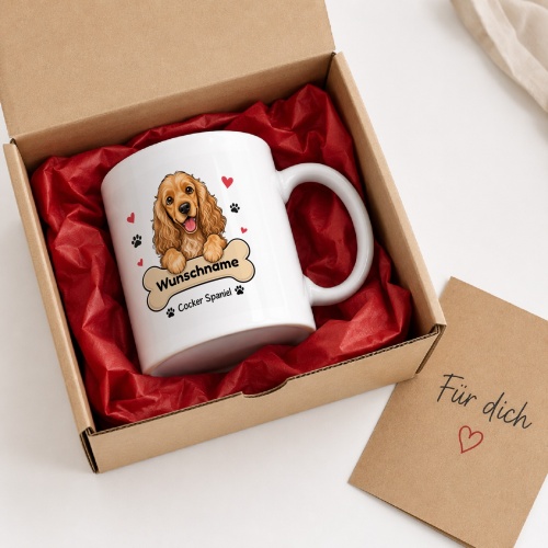 personalisierte Tasse »Cocker Spaniel«