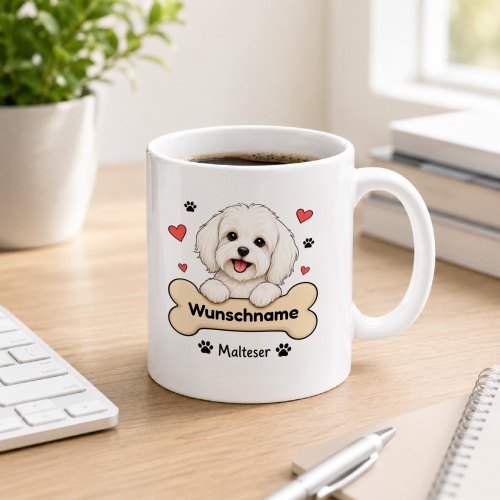 personalisierte Tasse »Malteser«