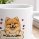 personalisierte Tasse »Zwergspitz«