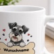 personalisierte Tasse »Schnauzer«
