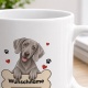 personalisierte Tasse »Weimaraner«
