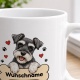 personalisierte Tasse »Zwergschnauzer«