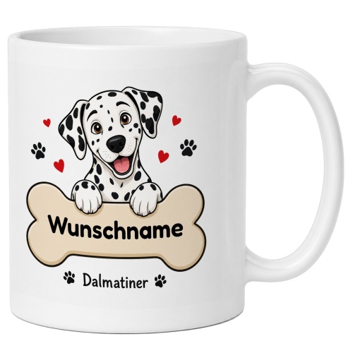 personalisierte Tasse »Dalmatiner«