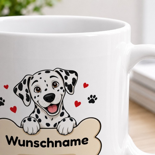 personalisierte Tasse »Dalmatiner«