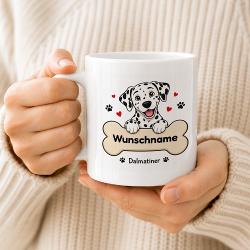 personalisierte Tasse »Dalmatiner«