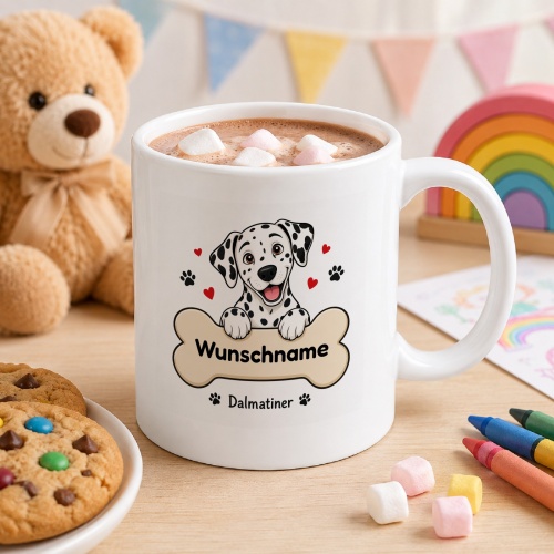 personalisierte Tasse »Dalmatiner«