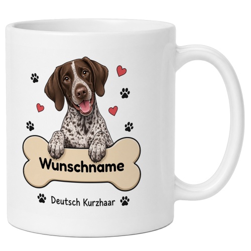 personalisierte Tasse »Deutsch Kurzhaar«