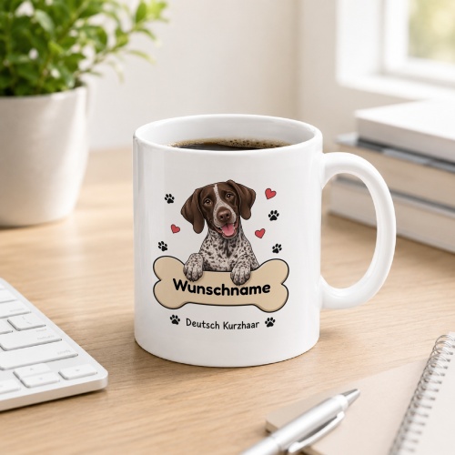 personalisierte Tasse »Deutsch Kurzhaar«