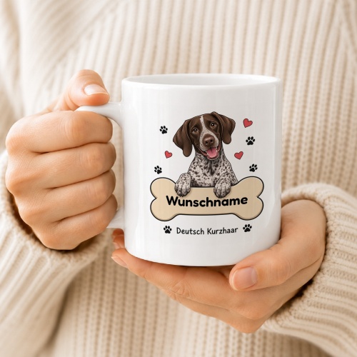 personalisierte Tasse »Deutsch Kurzhaar«