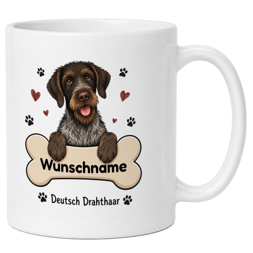 personalisierte Tasse »Deutsch Drahthaar«