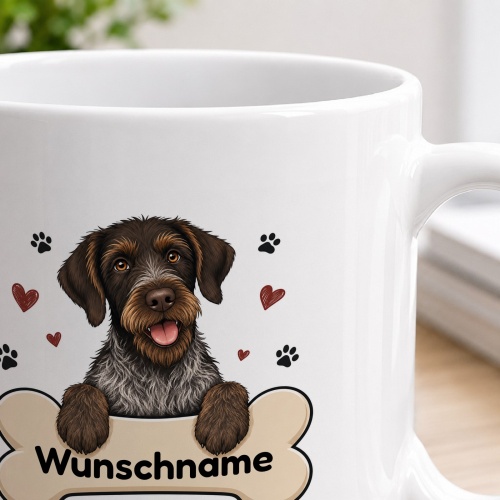 personalisierte Tasse »Deutsch Drahthaar«