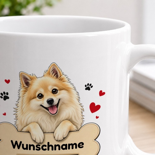 personalisierte Tasse »Mittelspitz«
