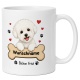personalisierte Tasse »Bichon Frisé«