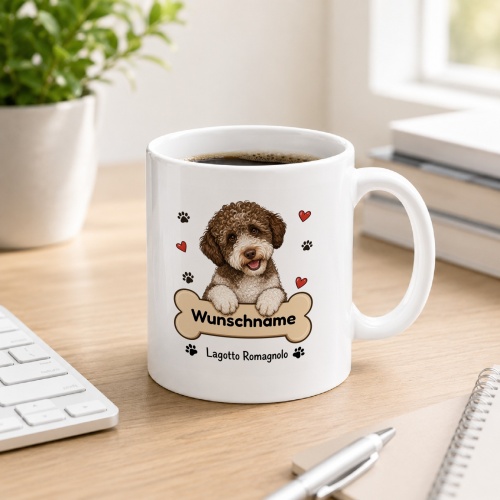 personalisierte Tasse »Lagotto Romagnolo«