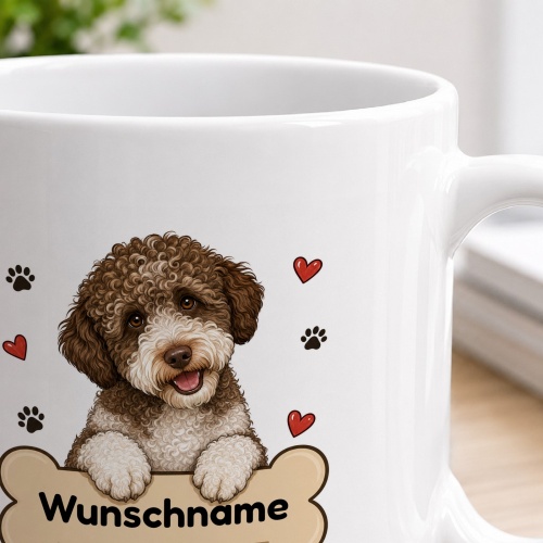 personalisierte Tasse »Lagotto Romagnolo«