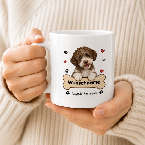 personalisierte Tasse »Lagotto Romagnolo«