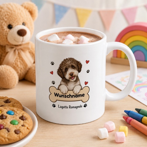 personalisierte Tasse »Lagotto Romagnolo«