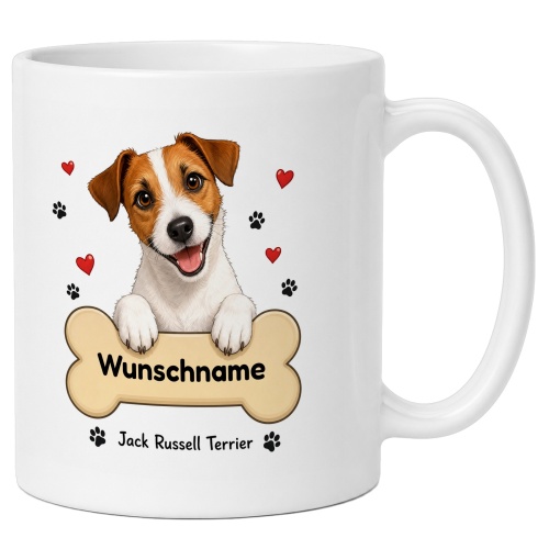 personalisierte Tasse »Jack Russell Terrier«
