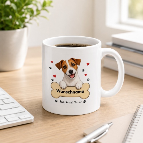 personalisierte Tasse »Jack Russell Terrier«