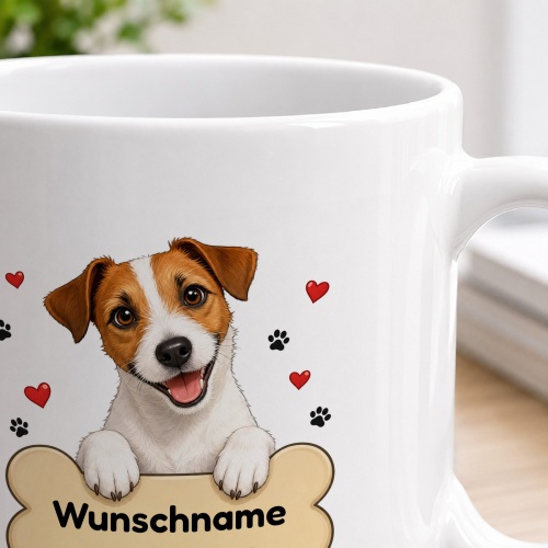 personalisierte Tasse »Jack Russell Terrier«
