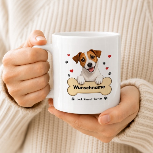 personalisierte Tasse »Jack Russell Terrier«
