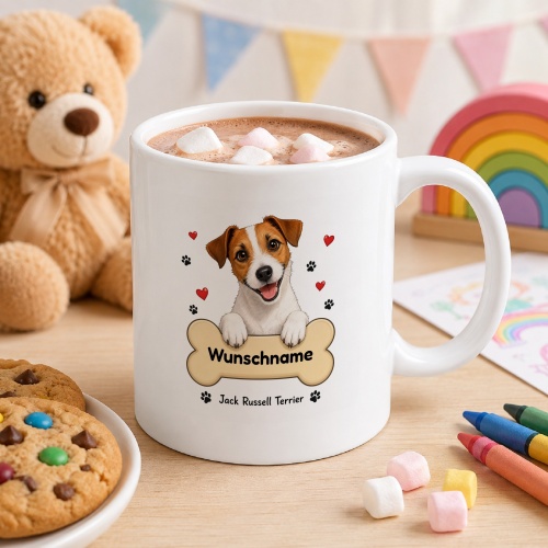 personalisierte Tasse »Jack Russell Terrier«