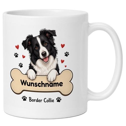 personalisierte Tasse »Border Collie«