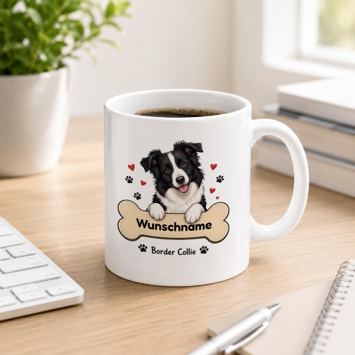 personalisierte Tasse »Border Collie«