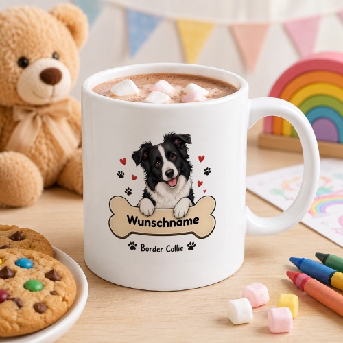 personalisierte Tasse »Border Collie«