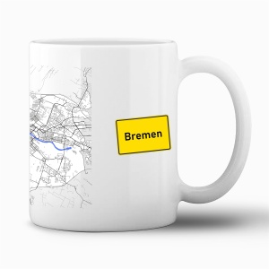 Tasse "Map Bremen"