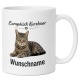 Personalisierte Tasse »Europäisch Kurzhaar«