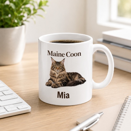Personalisierte Tasse »Maine Coon«
